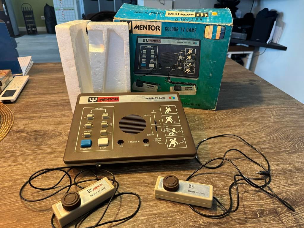 Vintage Mentor Colour TV Game - Zeldzaam!, Ophalen of Verzenden