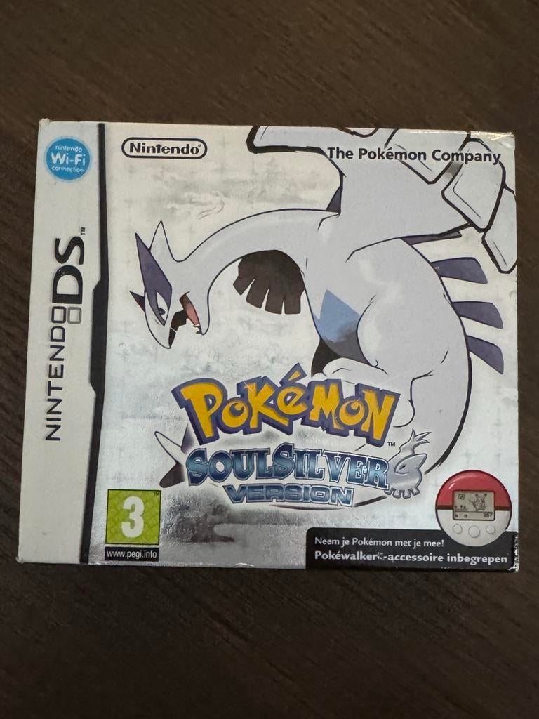 Pokémon SoulSilver Compleet met Pokéwalker (Nintendo DS), 1 speler, Ophalen of Verzenden, Zo goed als nieuw, Role Playing Game (Rpg)