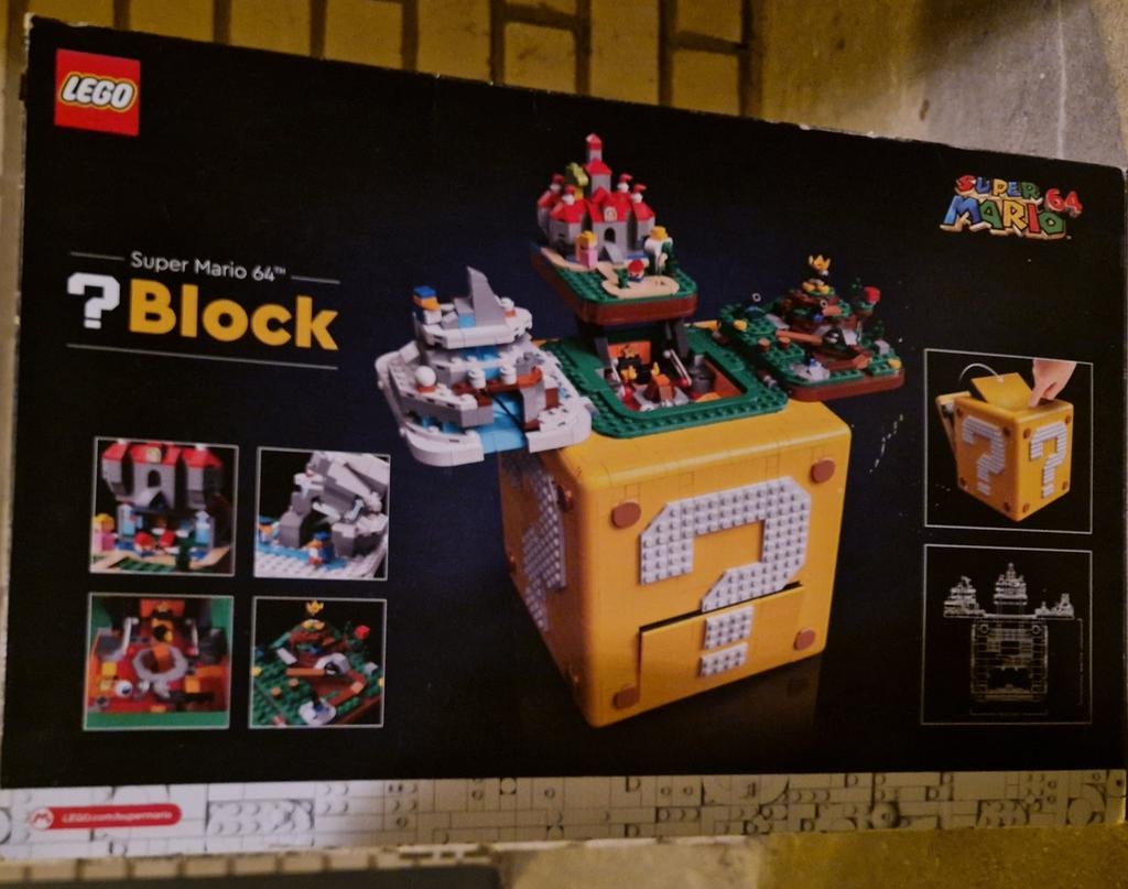 LEGO Super Mario 64 Vraagtekenblok - 71395, Ophalen of Verzenden, Zo goed als nieuw