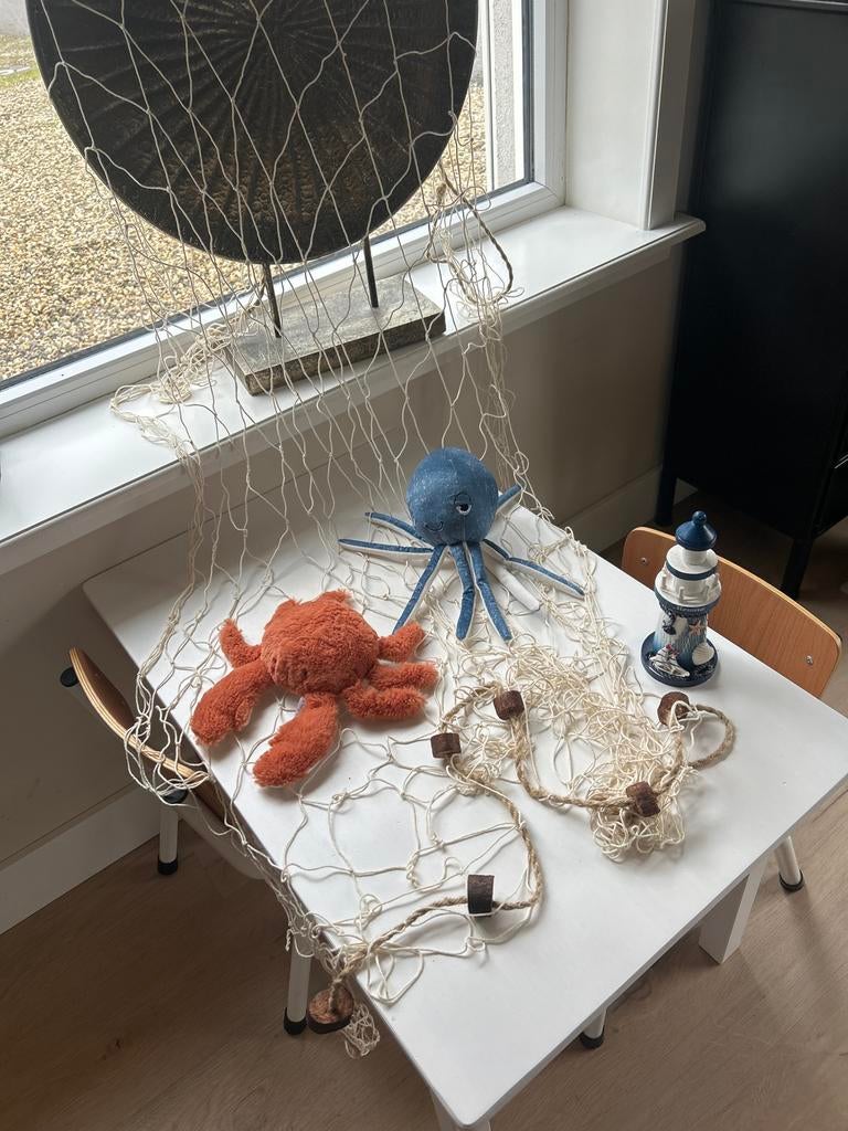 Kinderkamer  thema zee .Krab , Octopus Set - Nieuwstaat, Ophalen of Verzenden, Zo goed als nieuw