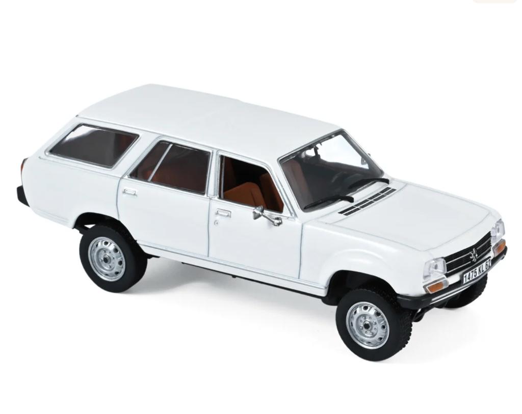 Peugeot 504 Break Dangel 1980 Wit 1/43 NOREV ref: 475443