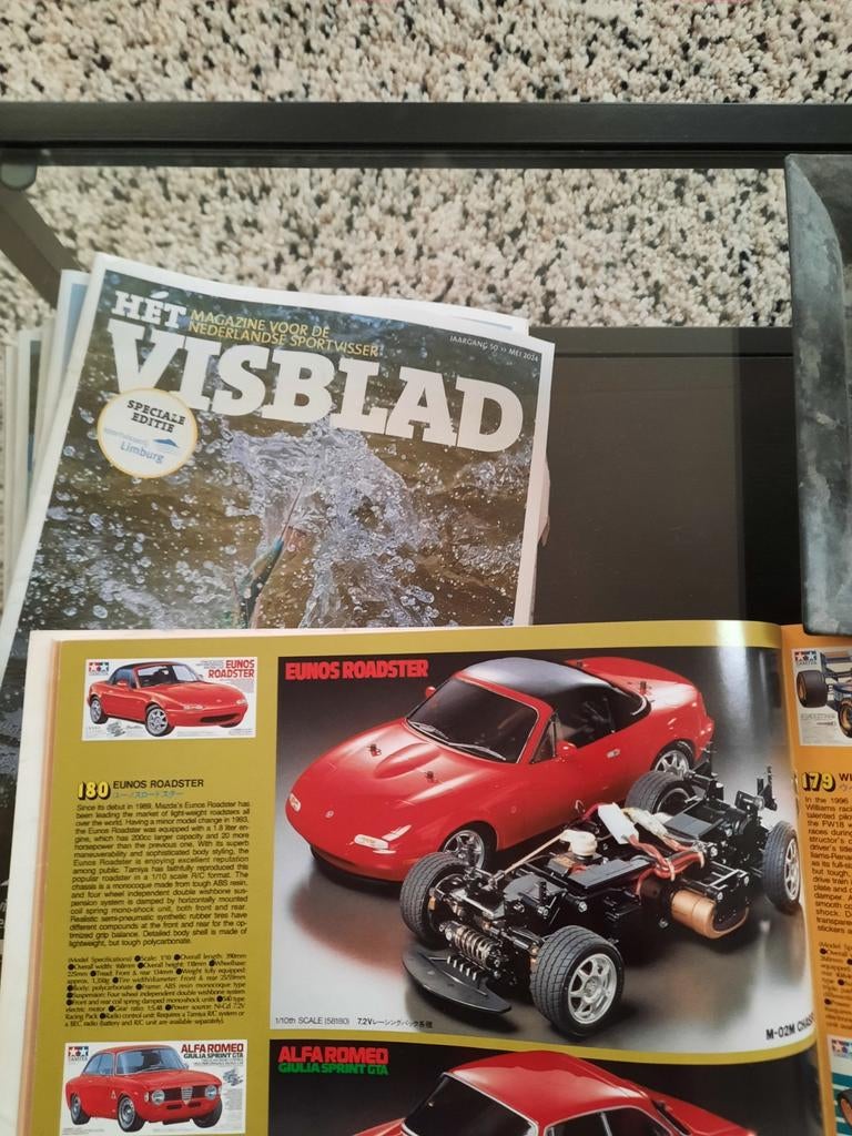 Tamiya mazda eunos roadster vintage, Ophalen of Verzenden, Nieuw, Auto onroad