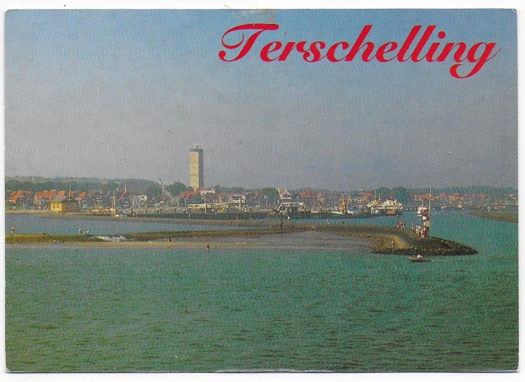 West Terschelling gelopen Ansichtkaart (B2453 ), Ophalen of Verzenden, 1980 tot heden, Gelopen, Waddeneilanden