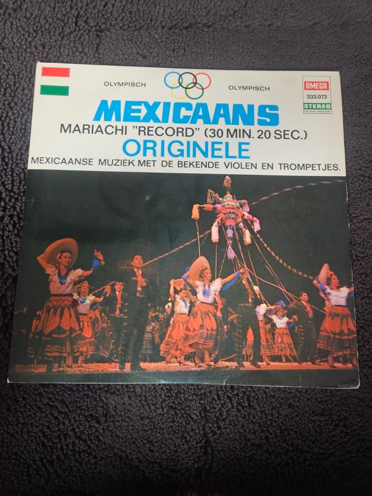 Lp vinyl Olympisch mexicaans mariachi "record", Ophalen of Verzenden, Gebruikt, 12 inch