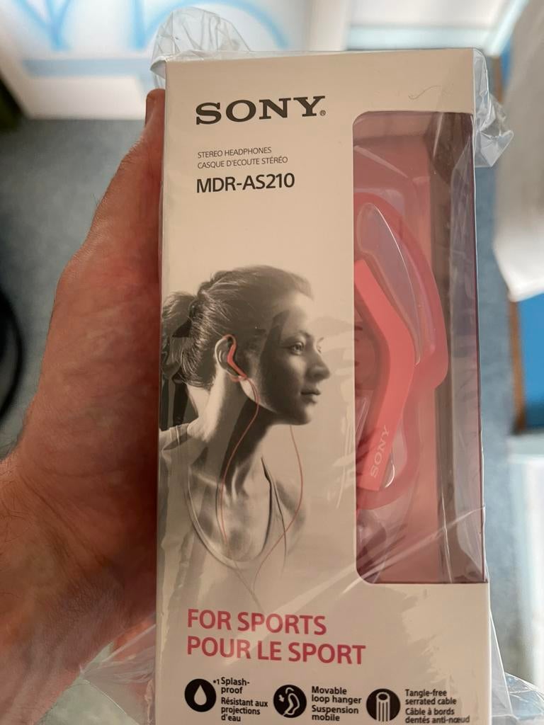Sony MDR-AS210, Ophalen of Verzenden, Over oor (circumaural), Sony