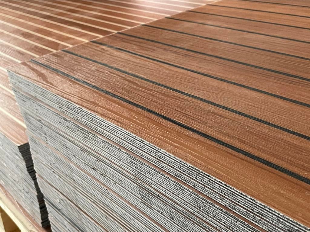 MARITIEM-TEAK plaatmateriaal voor bootvloer, wand, kast, etc, Ophalen of Verzenden, Nieuw, Overige typen, Zeilboot of Motorboot