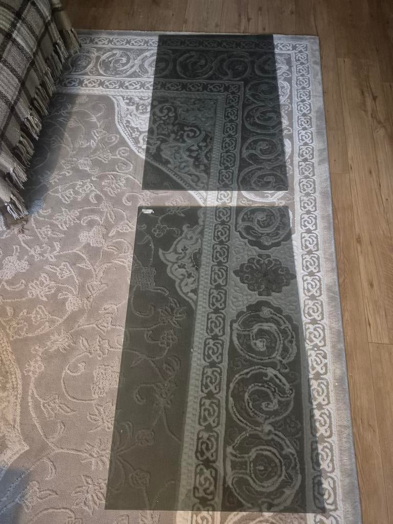 Grijze rookglas PAX planken, Huis en Inrichting, 50 tot 100 cm, Vierkant, Zo goed als nieuw, 50 tot 100 cm