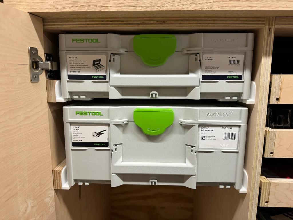 Festool en Tanos Rail Systainer 3 geleiders lade geleiders, Doe-het-zelf en Verbouw, Gereedschapskisten, Nieuw, Ophalen of Verzenden