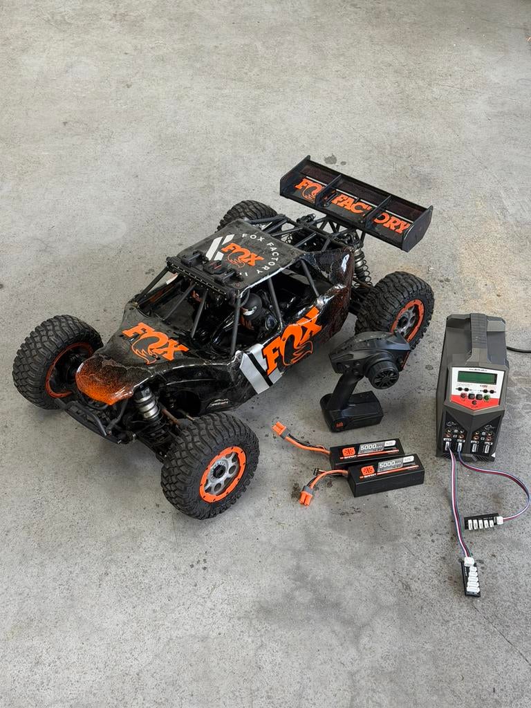 Losi 1/5 DBXL-E 2.0 4WD Brushless Desert Buggy (RTR), Ophalen of Verzenden, Gebruikt, Overige schalen, Auto offroad