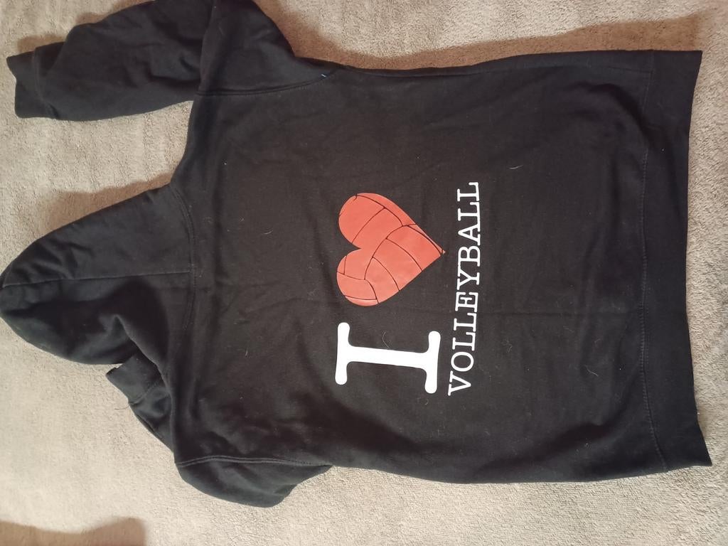 Zwarte Volleybal Hoodie, Ophalen of Verzenden, Bescherming