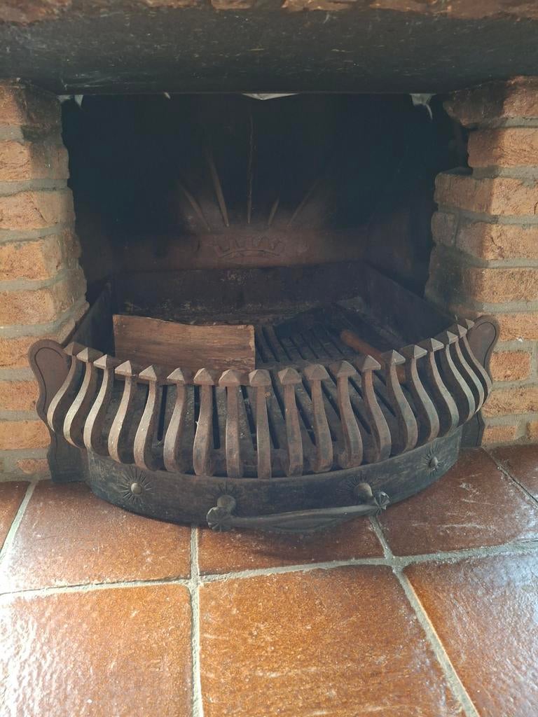 Stookrooster met aslade Inzet openhaard, Ophalen, Vrijstaande haard, Houthaard