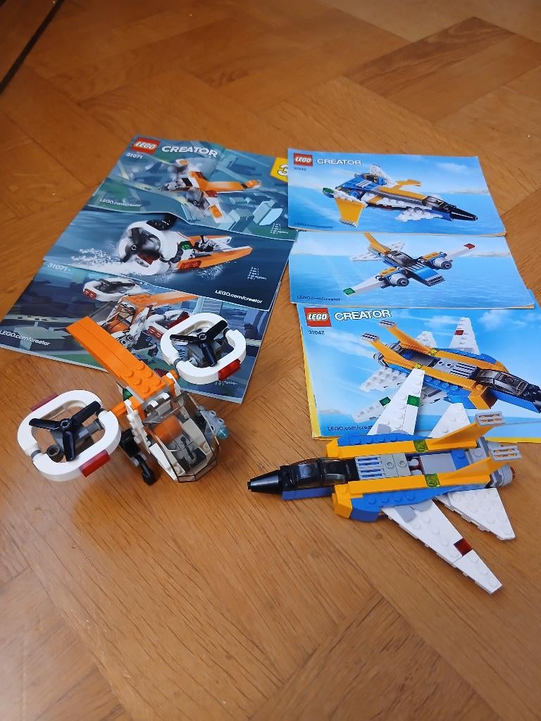 2 Lego Creator 3IN1 sets, Ophalen, Gebruikt, Lego, Compleet