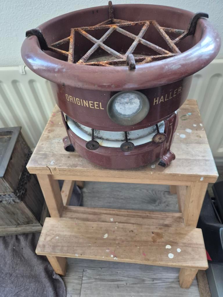 Petroleum stel, Antiek en Kunst, Ophalen