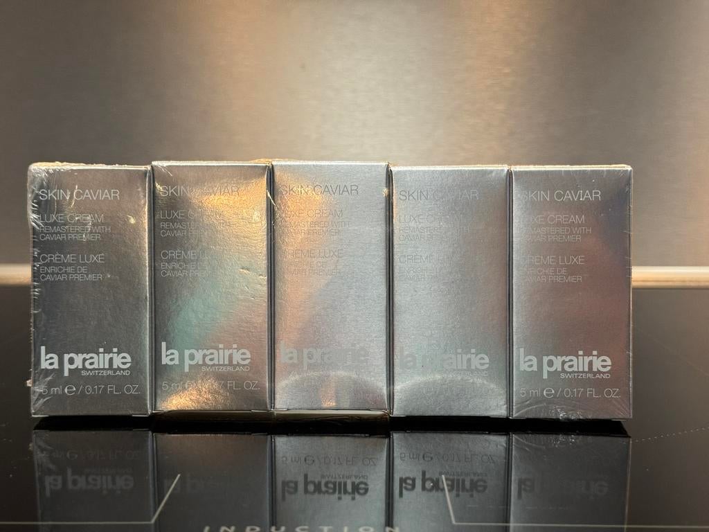 La prairie skin caviar luxe remastered with caviar 5x5ml, Ophalen of Verzenden, Nieuw, Gehele gezicht, Verzorging