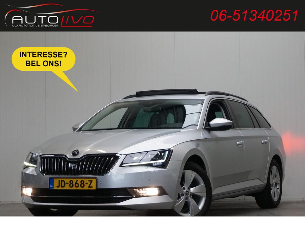Skoda Superb Combi 1.6 TDI Ambition Business AUTOMAAT! PANO, Auto's, Skoda, Stof, Gebruikt, 4 cilinders, Origineel Nederlands