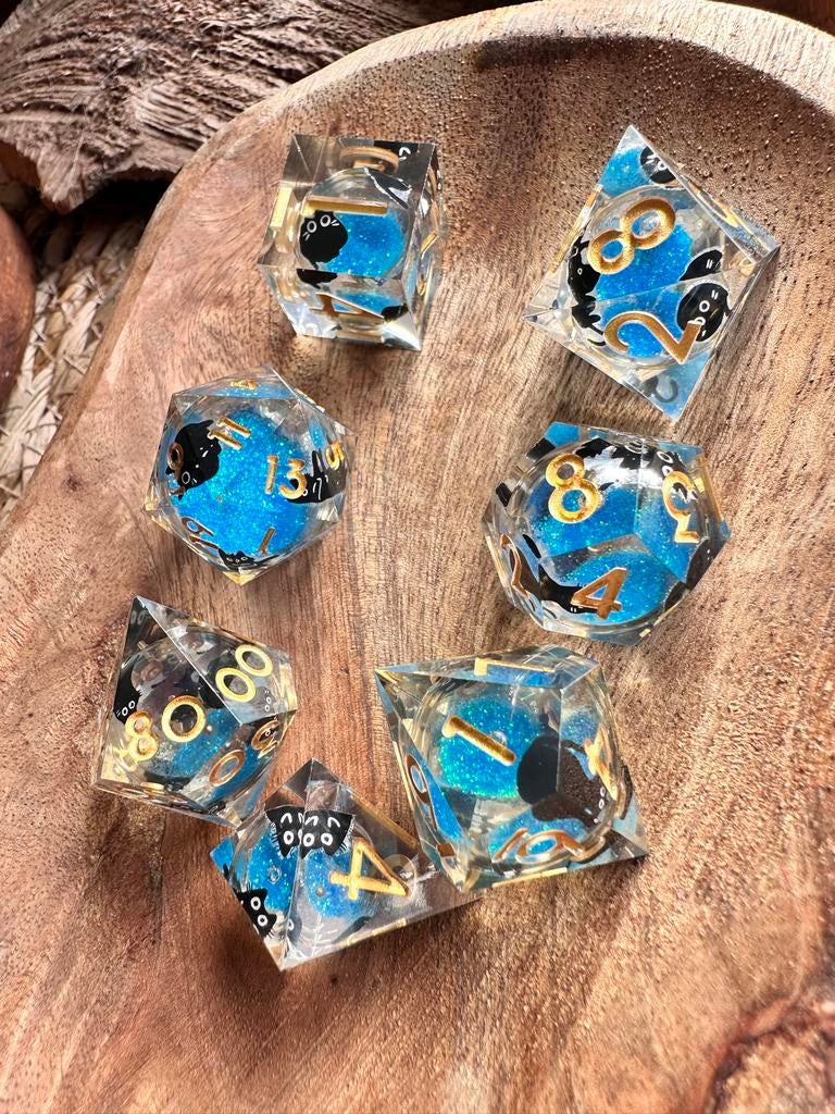 D&D Dice / Cats / Kat / Liquid / DND Dice, Hobby en Vrije tijd, Gezelschapsspellen | Overige, Ophalen of Verzenden, Nieuw