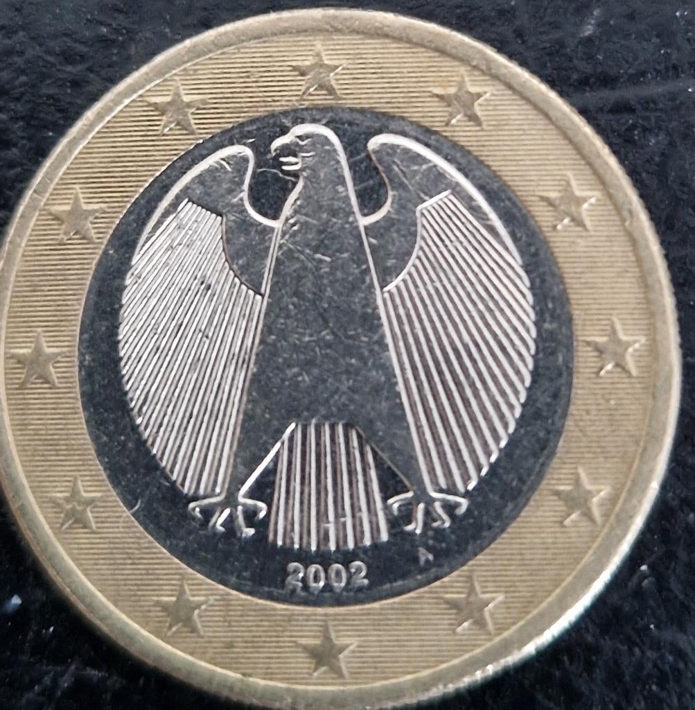 Duitsland 2002 A - 1 euro, Postzegels en Munten, Munten | Europa | Euromunten, Verzenden, Duitsland, 1 euro, Losse munt