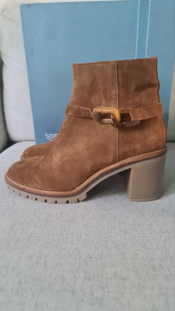 Nieuwe laarsjes 39 Softwaves cognac bruin suède korte laars, Kleding | Dames, Schoenen, Bruin, Lage of Enkellaarzen, Nieuw, Ophalen of Verzenden