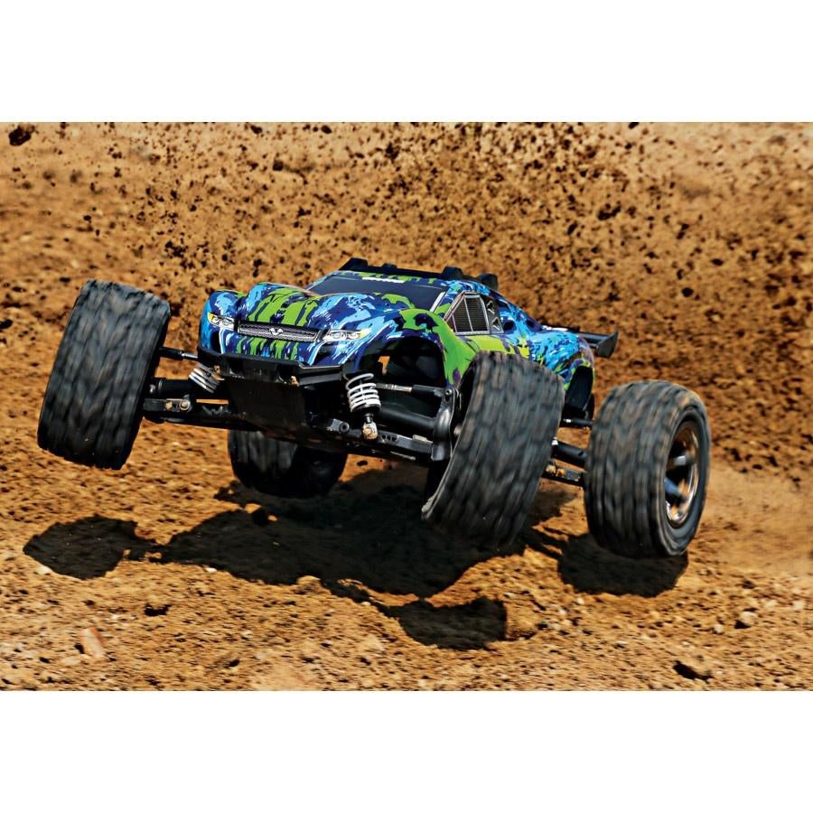 Traxxas Rustler 4x4 VXL Stadium Truck 100 km/u RTR, Elektro, Auto offroad, Nieuw, Ophalen of Verzenden