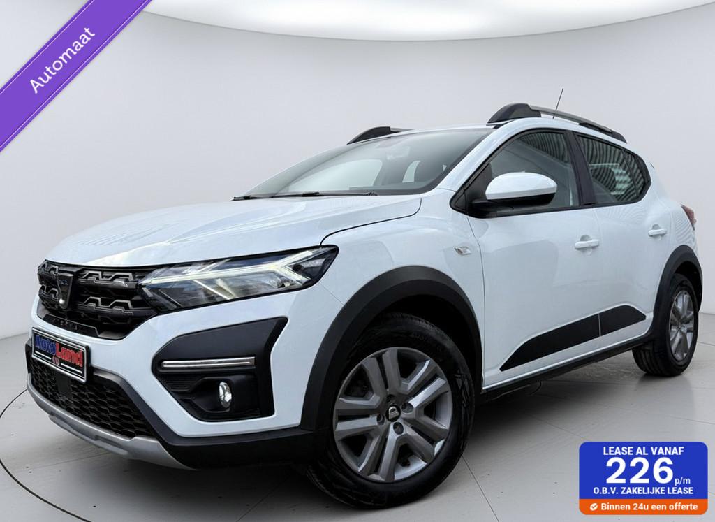 Dacia Sandero Stepway 1.0 TCe 90 Automaat Led Carplay Pdc 21, Stof, Zwart, Origineel Nederlands, 91 pk