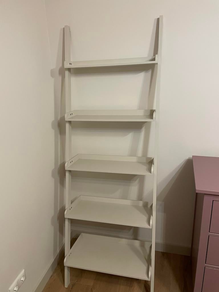 Beige Decoratieve ladder met 5 planken, Met plank(en), Minder dan 50 cm, Ophalen of Verzenden, Zo goed als nieuw