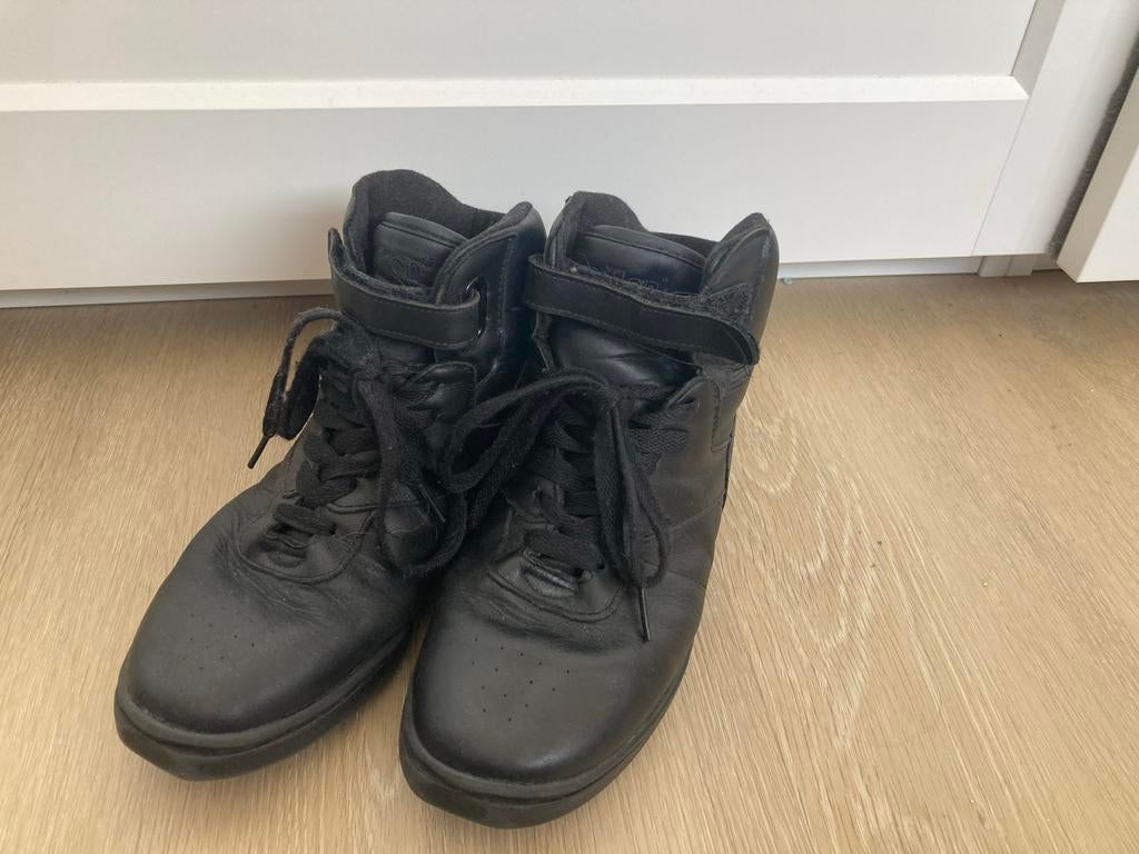 Papillon hoge zwarte dansschoenen maat 38,5, Sport en Fitness, Dansen, Ophalen, Gebruikt, Schoenen