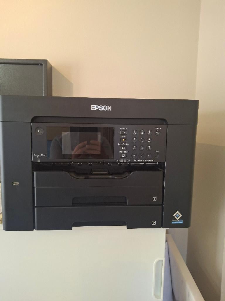 Printer Epson workforce WF 7840, Computers en Software, Printers, Ophalen, Zo goed als nieuw, Scannen