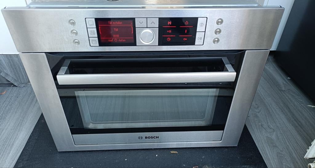 Bosch combimagnetron oven, 45 tot 60 cm, Hete lucht, Ophalen of Verzenden, Zo goed als nieuw