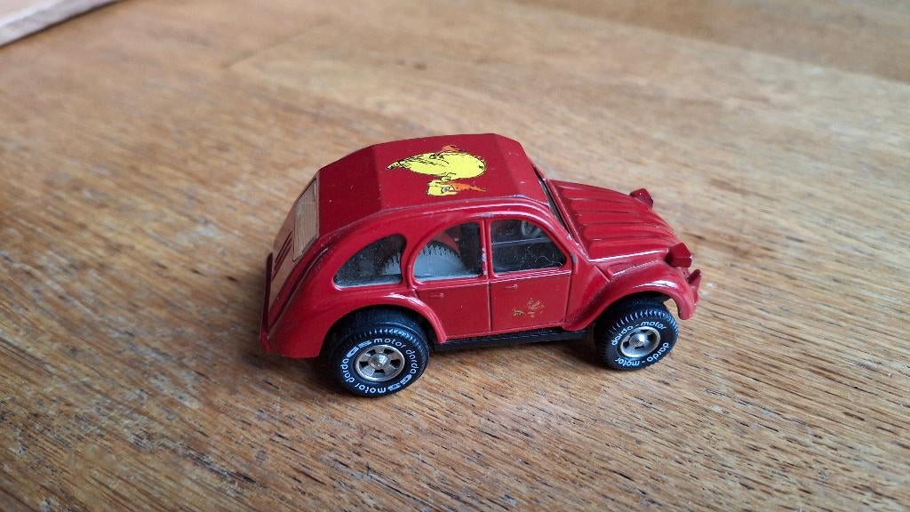 darda race autotjes + racebaan, Overige merken, Opwindmechanisme, Ophalen of Verzenden, Met looping