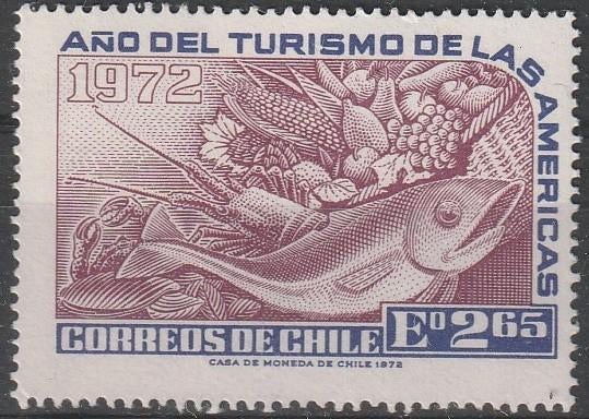 1718. Chili 785 pfr. Vis, Ophalen of Verzenden, Postfris, Zuid-Amerika