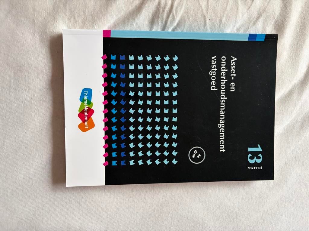 Asset- en onderhoudsmanagement vastgoed - Jellema 13, Boeken, Techniek, Zo goed als nieuw, Bouwkunde, Ophalen