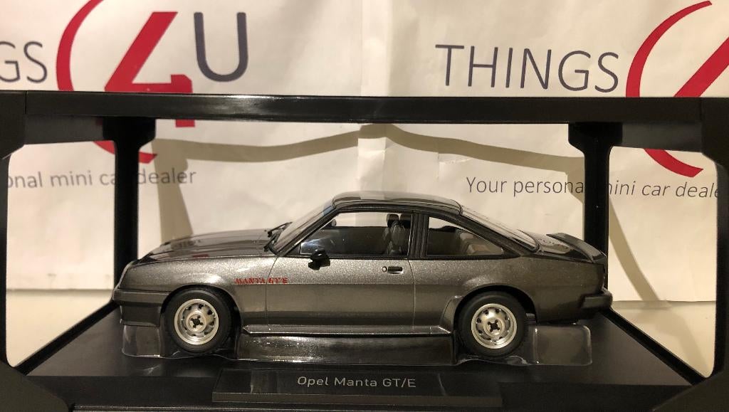 Norev 1:18 Opel Manta B GT/E 1982 grijs metallic nieuw, Ophalen of Verzenden, Nieuw, Auto, Norev