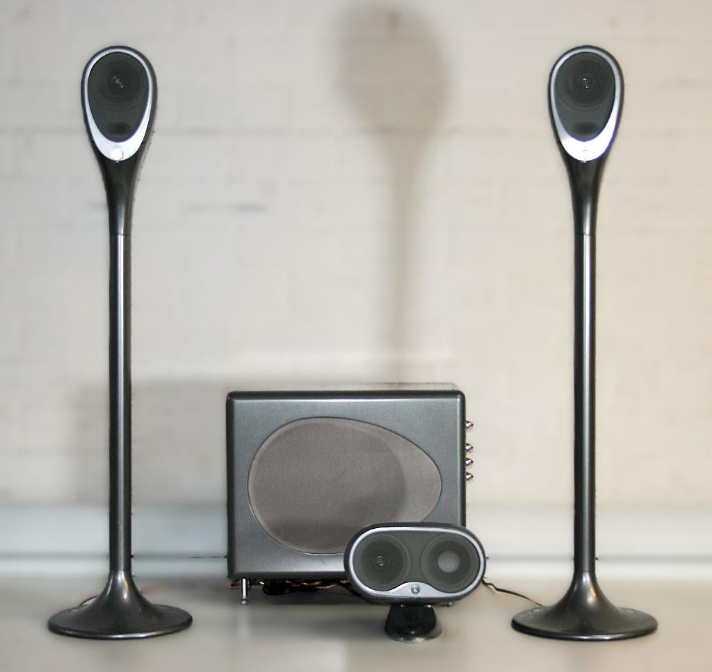 Tannoy 3.1 Pack Arena grijs, bieden vanaf €240, Gebruikt, Complete surroundset, 120 watt of meer, Ophalen