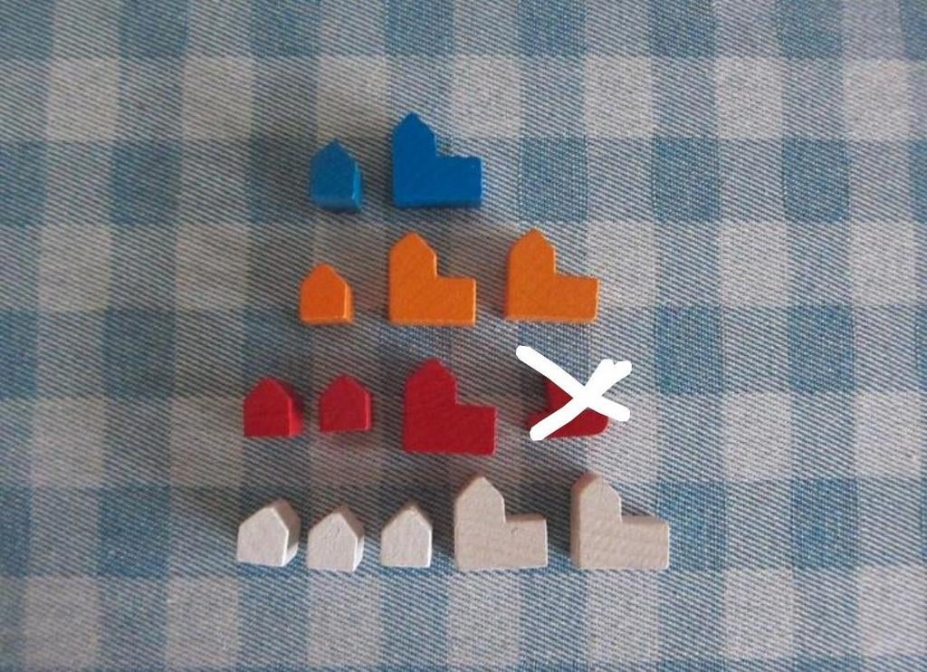 Onderdeeltjes van Kolonisten van Catan, oude houten versie, Een of twee spelers, Ophalen of Verzenden, Gebruikt, 999 Games