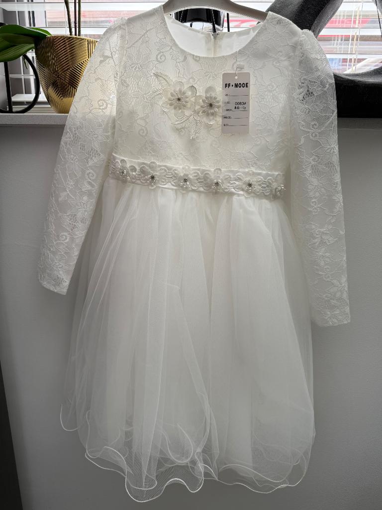 Communie jurk wit, Ophalen, Nieuw, Meisje, Jurk of Rok