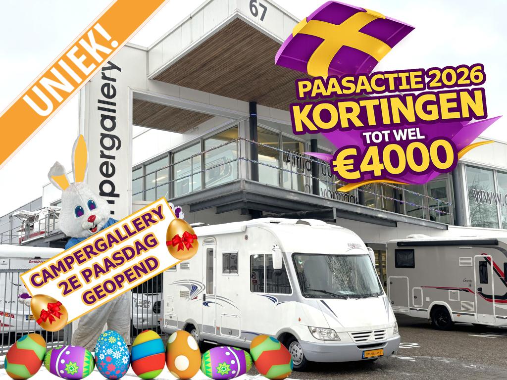Frankia I600 SD 5.99M! AIRCO HEFBED DUBBELE BODEM COMPACT!, Caravans en Kamperen, Campers, Fiat, Tot en met 2, Bedrijf, 5 tot 6 meter