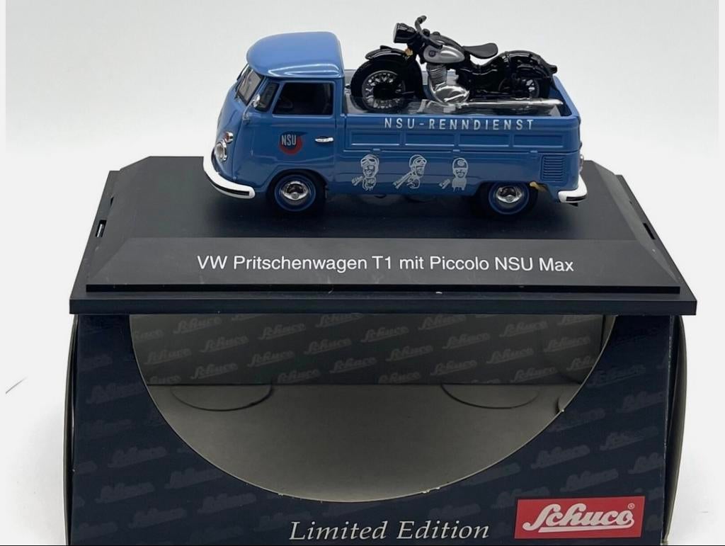 Vw T1 bulli 1:43 schuco volkswagen ovp, Ophalen of Verzenden, Nieuw, Auto, Schuco