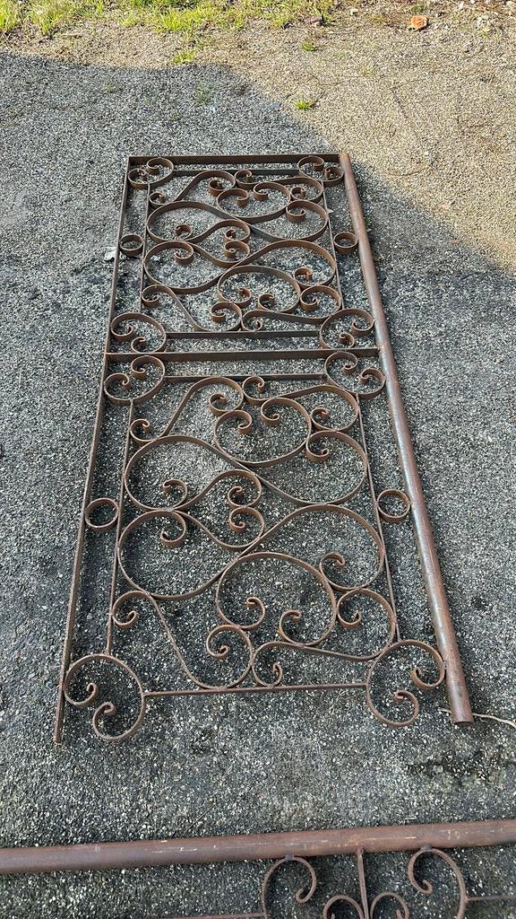 8 meter sier hekwerk metaal !, Ophalen, Gebruikt, IJzer, Sierhekwerk