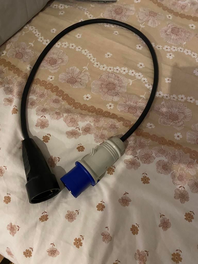 Verlengstuk caravan kabel zgan, Caravans en Kamperen, Ophalen of Verzenden, Zo goed als nieuw