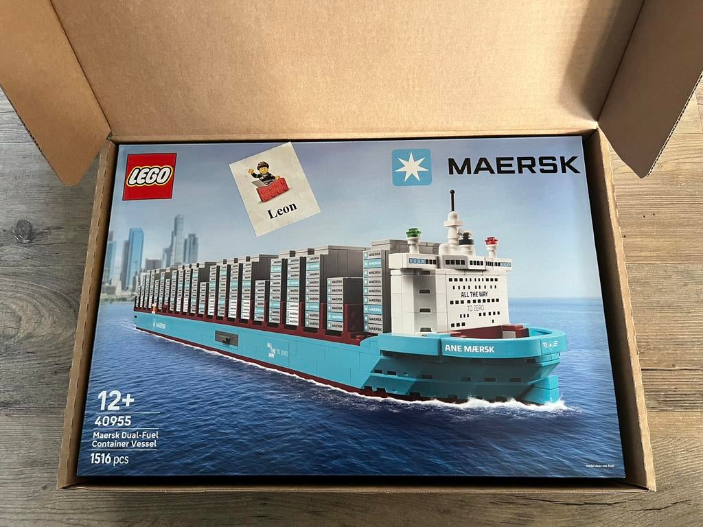 Lego 40955 Maersk containerschip met dubbel brandstofsysteem, Ophalen of Verzenden, Nieuw, Complete set, Lego