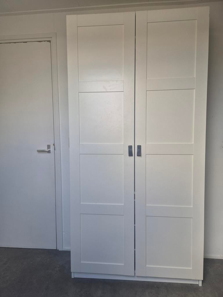 Ikea Pax kast wit met Komplement planken, Ophalen, Gebruikt, 200 cm of meer, 50 tot 100 cm