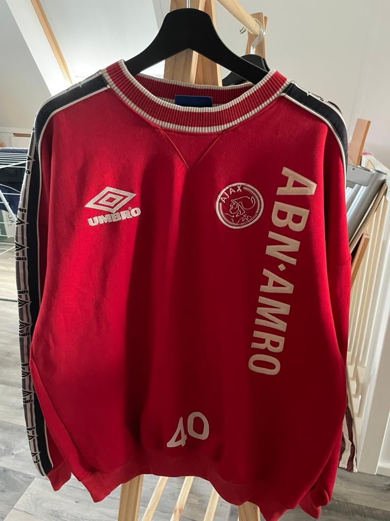Ajax Umbro Sweat Top 1998-99  Maat XL, Verzamelen, Sportartikelen en Voetbal, Ophalen of Verzenden, Gebruikt, Ajax, Shirt