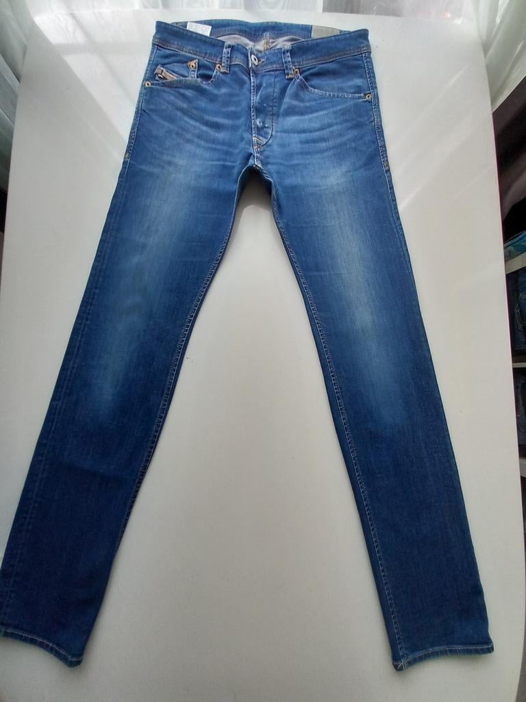 CLASSIC DIESEL DARRON SLIM TAPERED STRETCH JEANS SIZE 30/34, Diesel, Blauw, W32 (confectie 46) of kleiner, Ophalen of Verzenden