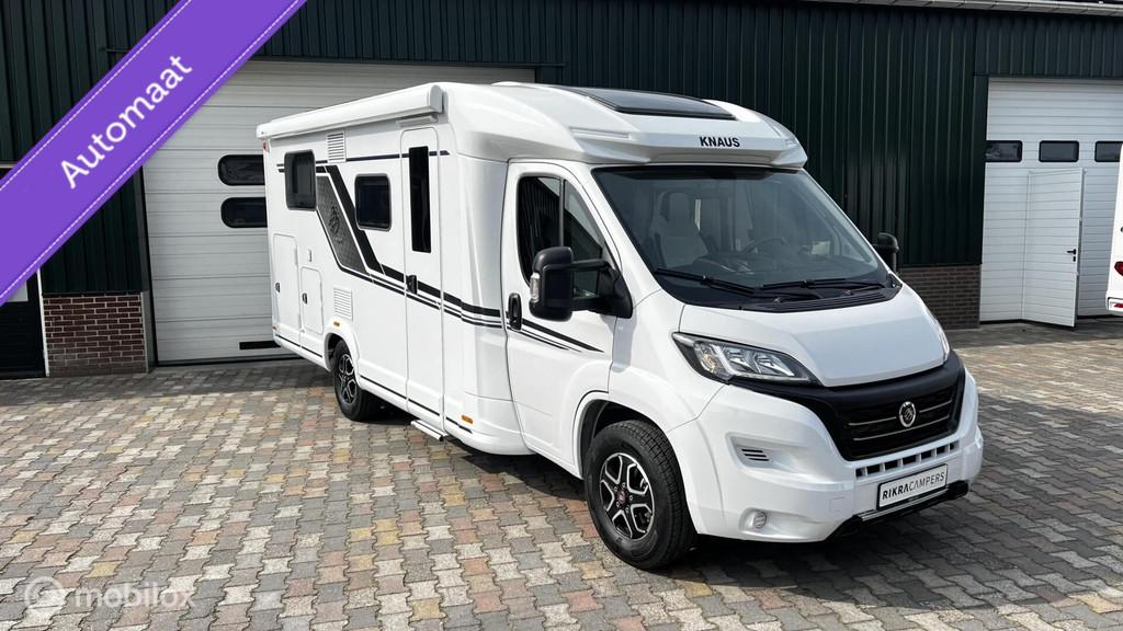 Knaus Sky TI 650 MEG/9-G AUTOMAAT/Fietslift/Lithum/Solar, Caravans en Kamperen, Campers, Automaat, Tot en met 2, Bedrijf, Diesel