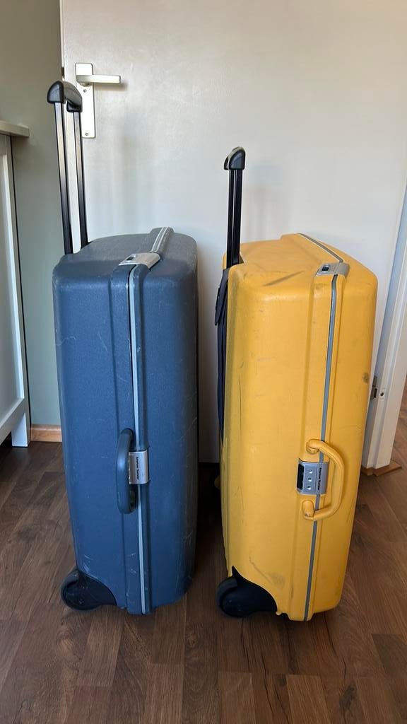 2x American Tourister koffer, Sieraden, Tassen en Uiterlijk, Koffers, Ophalen, Hard kunststof, Zo goed als nieuw, 70 cm of meer