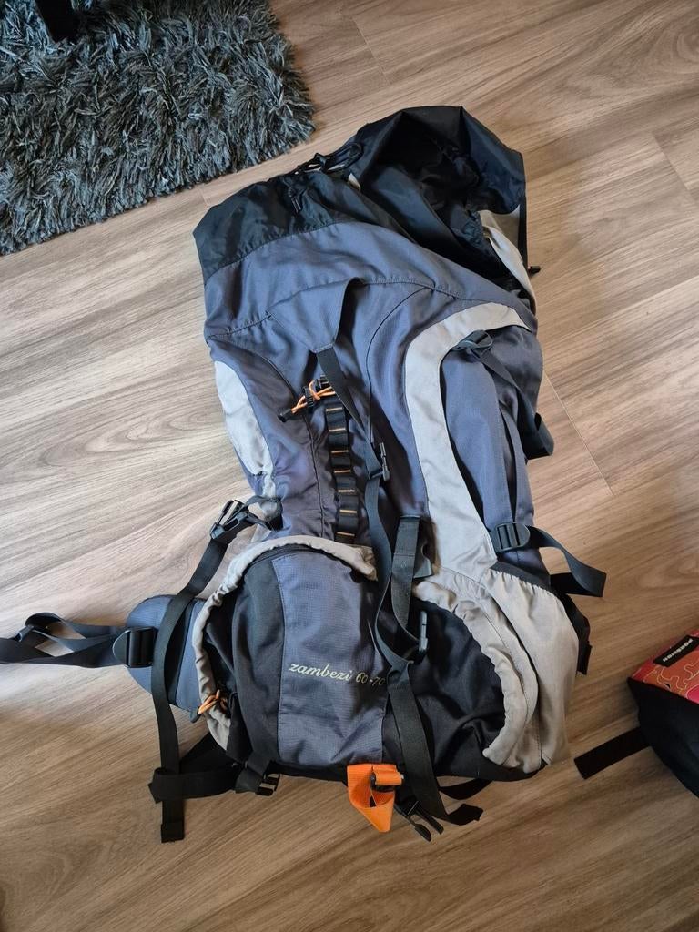 Wandelrugzak zambezi 60-70, Ophalen of Verzenden, Gebruikt, Rugzak