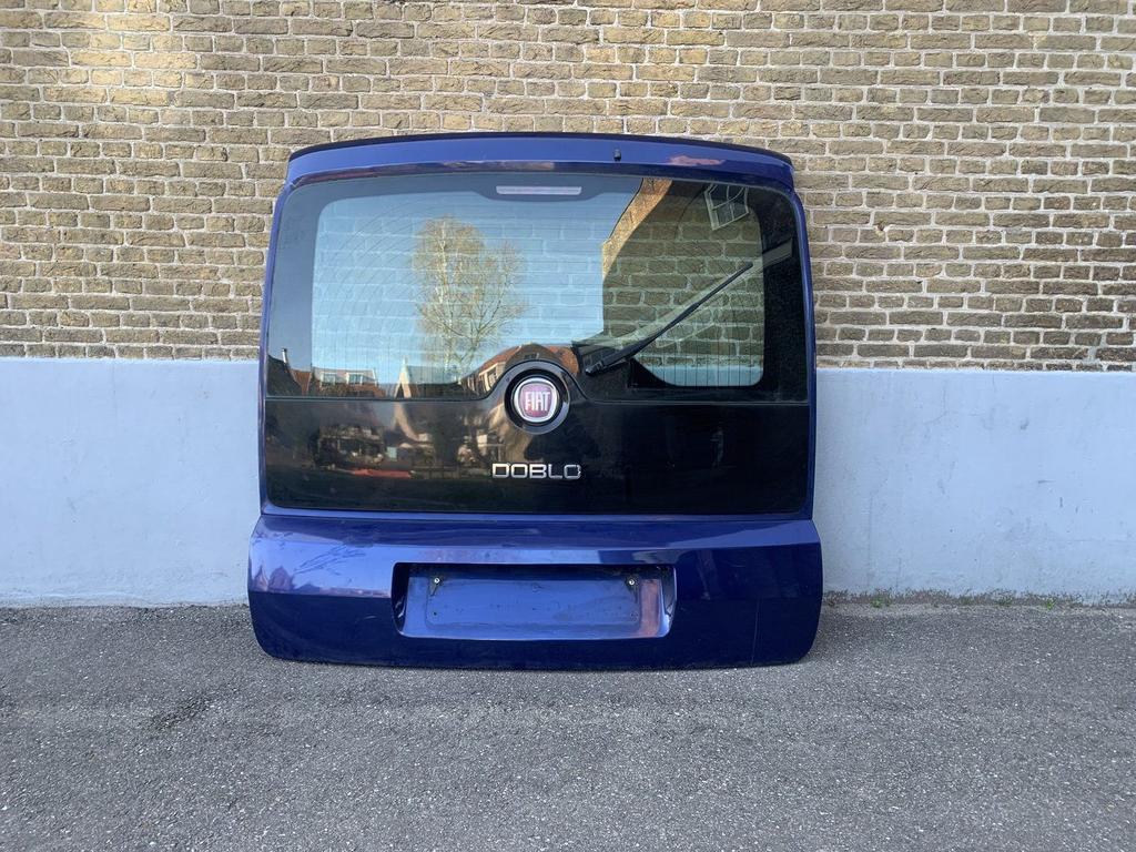 achterklep opel combo 2010 tot 2018 blauw / fiat doblo 2009+, Gebruikt, -, Ophalen of Verzenden, Achter