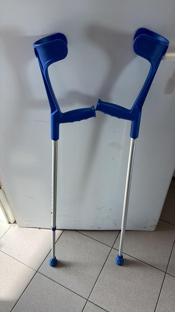 Loopkrukken blauw, Diversen, Loopkrukken, Ophalen of Verzenden, In hoogte verstelbaar