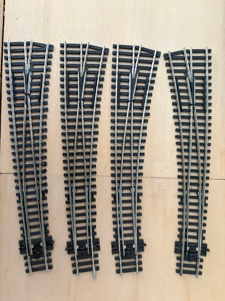 Peco wissels code 100, Overige merken, Gelijkstroom, Verzenden, Rails