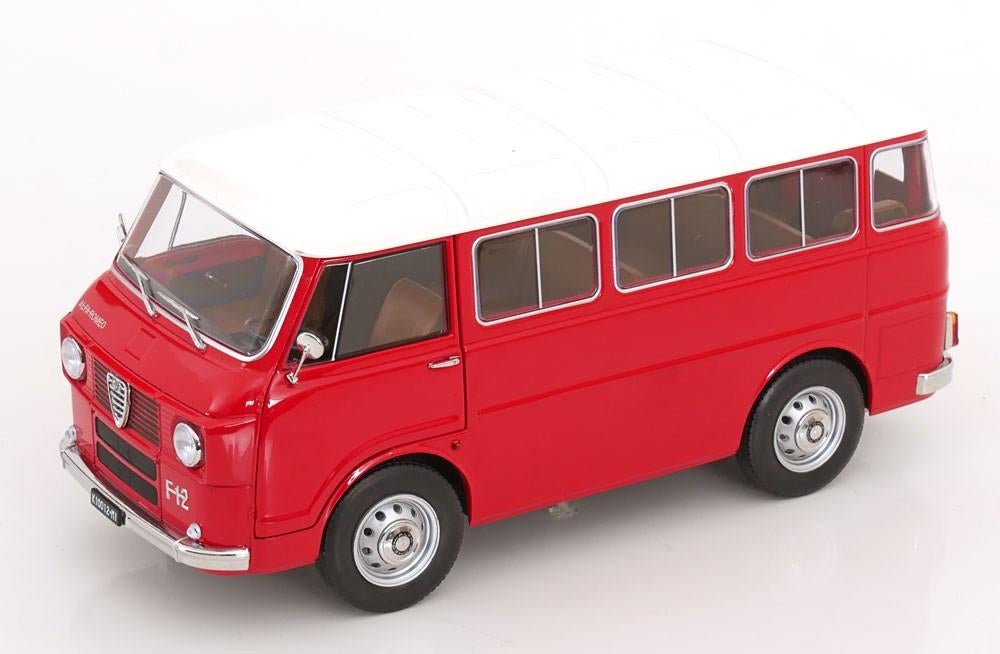 Alfa Romeo F12 "Minibus" 1967 Rood / Wit 1-18 Mitica (Metaal, Overige merken, Tschuiten@hotmail.com, Auto, Nieuw